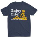 Camisa para hombre Enjoy Life Eat Out More Often regalo humor divertido ofensiva camiseta