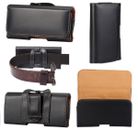 For Nokia Lumia Series Black Tradesman Leather Belt Clip Loop Case Cover Pouch