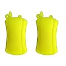 FASHIONMYDAY Fishing Rod Fixed Ball Pole Clip Fishing Rod Holder for Outdoor Boat Fishing 2pcs Yellow 8mm 12mm| Sports Fitness & Outdoors|Fishing|Rods and Accessories|Rod Racks