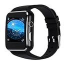 Mabron X6 Bluetooth Smart Watch with Camera and Sim Card Support with Apps Like Facebook and Whatsapp for All 3G & 4G Android/