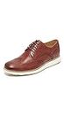 Cole Haan Men's Original Grand Shortwing Oxford Shoe, Woodbury Leather/Ivory, 9.5 Medium US