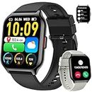 Smart Watch for Men Women Fitness: (Make/Answer Call) Bluetooth Smartwatch for Android Phones iPhone Outdoor Waterproof Digital Sport Running Watches Health Tracker Heart Rate Monitor Step Counter