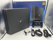 SONY PS4 PlayStation 4 Pro Jet Black 1TB CUH-7100B B01 002