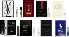 8 muestras de perfume hombre GIO Armani CODE CARBONO YSL BOSS aroma elixir