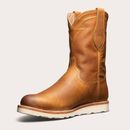 Tecovas Men's The Knox Roper Boots, Round Toe, 10" Shaft, Wheat, Bovine, 1" Heel, 9 D