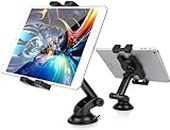 EEEKit Car Phone Holder, Dashboard & Windscreen Car Tablet Holder Mount, 360° Rotation Suction Cup Automobile Mobile Phone Cradles Tablet Stand for iPhone/iPad/Samsung Galaxy Huawei(4-12 Inches)