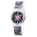 Zeiger Kids Childrens Sports Watch for Girls and Boys Time Teacher Lovely Student Resin Strap Watch (Flower