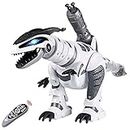 DX DA XIN Remote Control Dinosaur Toys, Interactive Programmable Robot Dinosaur Smart Fight Electronic Toy Gift for Toddler 3-10 Year Old Boys Girls with Walking Dancing Singing