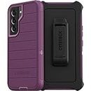 OtterBox - Defender Series Pro Hard Shell for Samsung Galaxy S22 (NOT S22 Plus or Ultra Models) (Happy Purple)