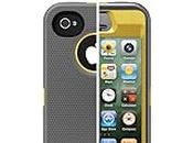 Defender Series Case for iPhone 4 / iPhone 4S OtterBox Case - Gray Yellow