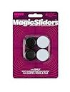 Magic Sliders 4273 Series Lot de 4 curseurs RND de 3,2 cm, Blanc et Noir, 1 Paquet
