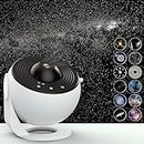 VT-Galaxy Projector, 12 in 1 Planetarium 4K Star Projector Realistic Starry Sky Night Light with Solar System Constellation Moon for Kids Room Adults Bedroom Ceiling Home Theater Living Room Decor