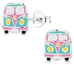 Aww So Cute 925 Sterling Silver Hypoallergenic Van Bus Stud Earrings for Babies, Kids & Girls | Diwali Gift/Birthday Gift | Comes in a Gift Box | 925 Stamped with Certificate of Authenticity | ER1984