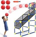 EagleStone Kids Arcade Basketball Game with 4 Balls,Basketball Hoop Indoor or Outodor with Electronic Scoreboard, Basketball Toys Gifts for Age 3 4 5 6 7 8 9 10 11 12 Boys Girls