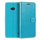 Nokia Lumia 640 Wallet Case, Premium PU Leather Magnetic Flip Case Cover with Card Holder and Kickstand for Microsoft Lumia 640 LTE