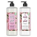 Love Beauty and Planet Blooming Color Sulfate-Free Shampoo and Conditioner for Color Treated Hair Murumuru Butter & Rose 2 Count Vegan, Paraben-Free, Silicone-Free, Cruelty-Free 32 oz