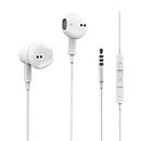 2 Pack-Apple Earbuds/Headphones/Earphones with 3.5mm Wired in Ear Headphone Plug(Built-in Microphone & Volume Control) [Apple MFi Certified] Compatible with iPhone,iPad,iPod,PC,MP3/4,Android -White