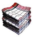 QUALCOSA KITCHEN Cleaning Cloth Multipurpose Kitchen Towels Cotton Dish Napkin - Machine Washable Etc 18X18 Inch (Pack Of 12 Pcs)