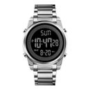 Digital Men Watches Steel LED Wristwatch Male Electronic Alarm Watch Gifts
