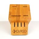 CUTCO Studio Set Cuchillo Bloque 8 Ranuras Roble