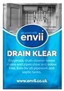 envii Drain Klear - Natural Enzymatic Kitchen Sink Drain Unblocker & Cleaner - Clears Clogged Drains & Pipes - Dissolves Hair & Other Blockages