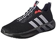 adidas Mens Vac-Run CBLACK/Grey/BRIRED Running Shoe - 9 UK (IU6697)