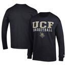 Men's Champion Black UCF Knights Icon Logo Basketball Jersey Long Sleeve T-Shirt