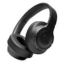 JBL Tune 710BT Wireless Over-Ear Headphones - Bluetooth Headphones with Microphone, 50H Battery, Hands-Free Calls, Portable (Black), Large