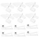 ECSiNG 20PCS Nylon Control Horns 4-Hole for RC Airplane Parts Remote Control Foam Electric Plane KT Machines Replacement Accessories