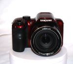 Samsung WB Series WB1100F 16.2MP Digital Camera - Red, Video Capable