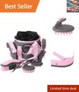 7-Piece Grooming Kit in Gray/Pink - Nylon Tote Bag with Exterior Pockets