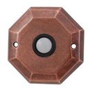 Vicenza Designs Archimedes Push Button, Copper in Brown | 0.5 H x 2.75 W x 2.75 D in | Wayfair D4011-AC