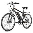 Jasion EB5 Electric Bike for Adults with 360Wh Removable Battery, 40Miles 20MPH Commuting Electric Mountain Bike with 350W Brushless Motor, 7-Speed, 26" Tires and Front Suspension
