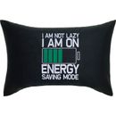 I am on Energy Saving Mode Sofa/Couch-Kissen Polster mit Bezug & Spruch 40x60cm 