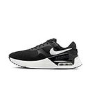 Nike Men's Air Max System Sneaker, Black/White/Wolf Grey, 12