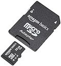 Amazon Basics 32GB MicroSDHC Memory Card with Adapter, Upto 98MB/s, IPX6, Temperature & Shock Resistant