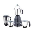 Morphy Richards Icon Superb 750 Watts Mixer Grinder| 4 Stainless Steel Mixer Jars Including Juicer Jar| 3-Speed Control With Pulse Effect Mixie| 1-Yr Warranty By Brand| Silver & Black