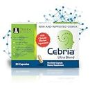 Cebria Ultra Blend | Brain Memory Supplement for Men, Women & Seniors – Safe and Effective | Made with Non-GMO Ingredients | 1 Month Supply