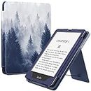MoKo Case for 6.8" Kindle Paperwhite (11th Generation-2021) and Kindle Paperwhite Signature Edition, Slim PU Shell Cover Case with Auto-Wake/Sleep for Kindle Paperwhite 2021 E-Reader, Gray Forest