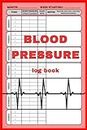 Blood Pressure Log Book: Notebook for Daily Tracking, Record and Monitor Blood Pressure and Heart Rate at Home