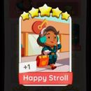 Monopoly Go 5 Star Card Happy Stroll 14:9 Fast delivery
