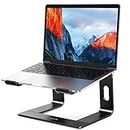 BESIGN LS03 Aluminum Laptop Stand, Ergonomic Detachable Computer Stand, Riser Holder Notebook Stand Compatible with Air, Pro, Dell, HP, Lenovo More 10-15.6" Laptops, Black