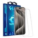 2X Tempered Glass Screen Protector Fr iPhone SE 11 12 13 14 15 Pro XS Max 8 XR X
