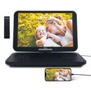 17.5" Portable Blu Ray DVD Player w/15.4" Large Screen Dolby HDMI USB SD Battery