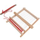  Máquina de tejer de bambú para niños para adultos telares de tapiz de madera hágalo usted mismo herramienta