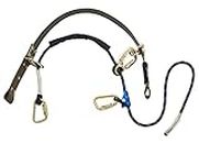 3M DBI-SALA Cynch-Lok 1204057 Fall Restriction Device, with Rope Lanyard for Distribution Poles Up to 18.5-Inch Dia, 58-Inch Circ, Brown/Blue