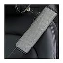 CGEAMDY 2 Stück Gurtpolster Auto für Auto-Innenzubehör, Sicherheitsgurt-Kissenbezug, Auto-Sicherheitsgurtbezüge für Erwachsene, Kinder, Frauen und Männer (Grau)