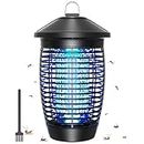 TMACTIME Fly Killer, 4500V 20W UV Mosquito Killer Lamp Electric Hangable Bug Zapper Light Fly Insect Trap Killer for Bedroom Home Backyard Garden and Barbecue Picnic