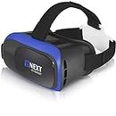 Realtà Virtuale, VR Occhiali compatibile con iPhone/Android – Gioca Con I Tuoi Giochi Più Belli e Guarda Film in 3D & 360 Con Questi Nuovi Confortevoli Occhiali VR (Blu)