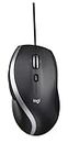 Logitech M500s Advanced Corded Mouse with Advanced Hyper-fast Scrolling & Tilt, Customizable Buttons, High Precision Tracking with DPI Switch, USB plug & play,Graphite